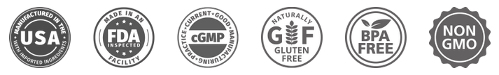 LipoTrine gummies bottle -Made in USA; GMP‑certified